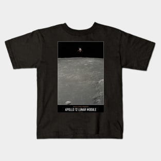 High Resolution Astronomy Apollo 12 Lunar Module Kids T-Shirt